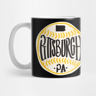 Pittsburgh Pennsylvania Hand Drawn Script Design Mug